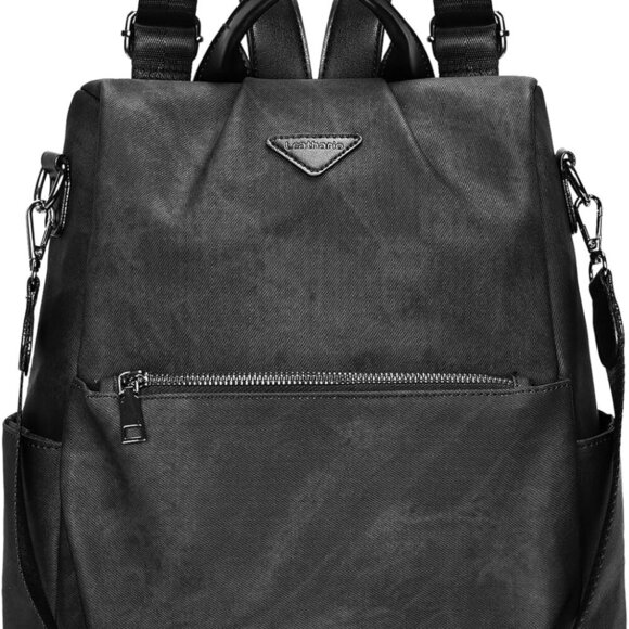 Women Backpack Purse Anti-Theft Vegan Leather Small Casual Daypack Shoulder Mini - Picture 1 of 9